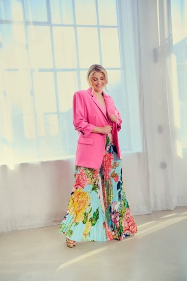 Ulla Popken 826487 Oversize suknjič Roza - Blazer - Blazerji v velikih velikostih za ženske