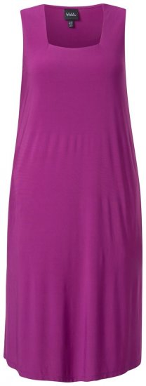 Ulla Popken 827908 Obleka iz jerseyja brez rokavov Lila - Obleke iz jerseyja - 