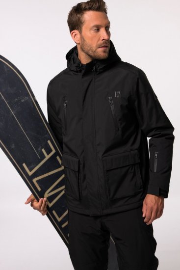 Jay-Pi Ski Jacket Functional Waterproof Windproof Breathable Black - Smučarska oblačila - Velike zimske jakne za moške