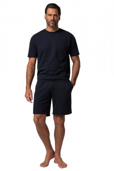 JP1880 829513 Pižama kratek model bellyfit Temno modra TALL - TALL spodnje perilo & kopalne hlače - TALL Spodnje Perilo in Kopalke