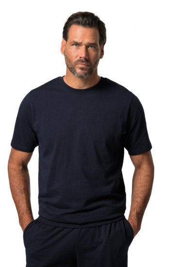 JP1880 829513 Pižama kratek model bellyfit Temno modra TALL - TALL spodnje perilo & kopalne hlače - TALL Spodnje Perilo in Kopalke