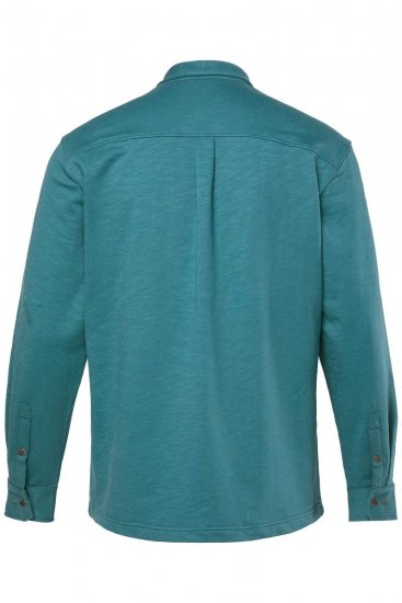 JP1880 Jersey Shirt Long Sleeve Modern Fit Blue - Srajce - Moške srajce za Močnejše Postave