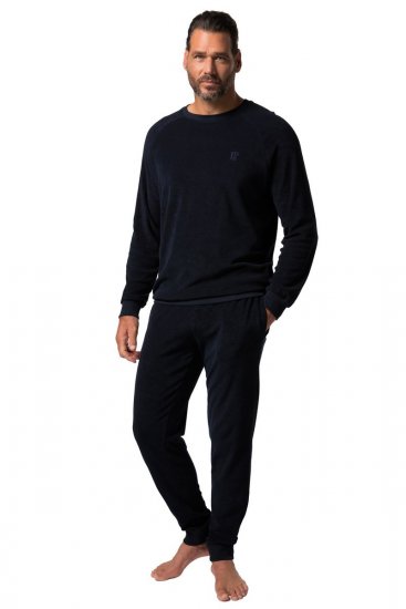 JP1880 Pyjamas Two-piece Belly Fit Dark Navy - Spodnje perilo & kopalne hlače - Moško Spodnje Perilo za močnejše postave