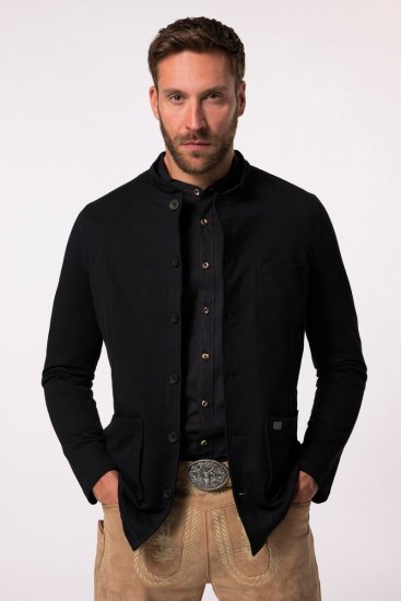 JP1880 Comfortable & Stretchy FLEXNAMIC® Light Jacket Black - Jakne - Moške bunde za Močnejše Postave