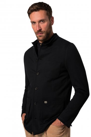 JP1880 Comfortable & Stretchy FLEXNAMIC® Light Jacket Black - Jakne - Moške bunde za Močnejše Postave
