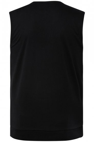 Men+ 248 Majica brez rokavov bellyfit Črna - Kratke Majice - Moške kratke majice za močnejše postave
