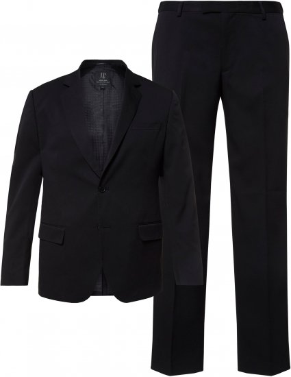 JP1880 Flexnamic Business Suit Konan Black - Obleke - Velike številke oblek za moške