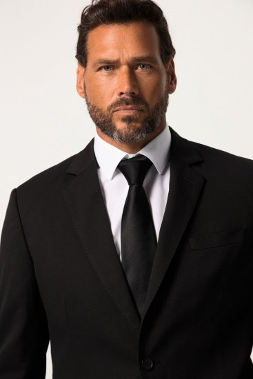 JP1880 Flexnamic Business Suit Konan Black - Obleke - Velike številke oblek za moške