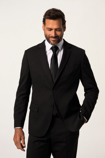 JP1880 Flexnamic Business Suit Konan Black - Obleke - Velike številke oblek za moške