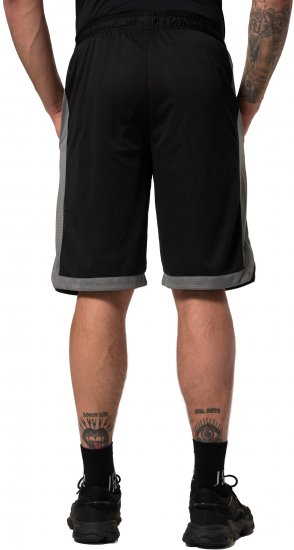JP1880 Jay-Pi Bermuda QuickDry Mesh Fitness Shorts Black - Športna & zunanja oblačila - Moška Športna Oblačila za Močnejše postave