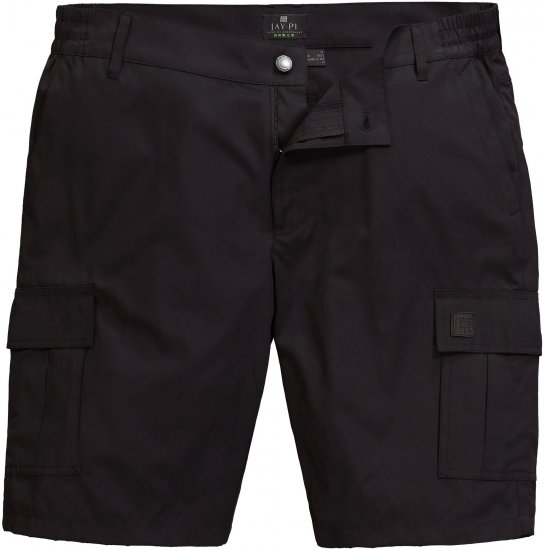 JP1880 Jay-Pi Bermuda QuickDry Cargo Shorts Black - Športna & zunanja oblačila - Moška Športna Oblačila za Močnejše postave