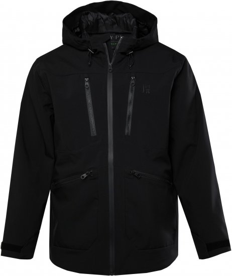 JP1880 Jay-Pi Functional Jacket Black - Športna & zunanja oblačila - Moška Športna Oblačila za Močnejše postave