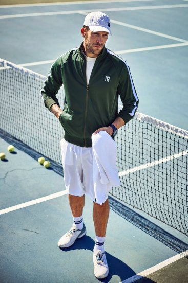 JP1880 Jay-Pi Fitness Technical Training Jacket Dark Green - Športna & zunanja oblačila - Moška Športna Oblačila za Močnejše postave