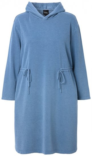 Ulla Popken 834536 Športna obleka s kapuco Denim modra - Športne obleke - 