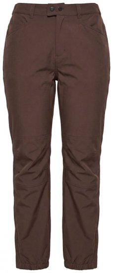 Ulla Popken 834662 Softshell hlače s flis podlogo Taupe - Zunanja oblačila - 