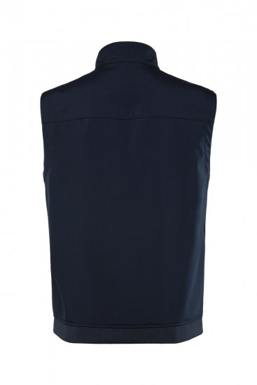 Men+ 414 Softshell brezrokavnik s stoječim ovratnikom Temno moder - Jakne - Moške bunde za Močnejše Postave
