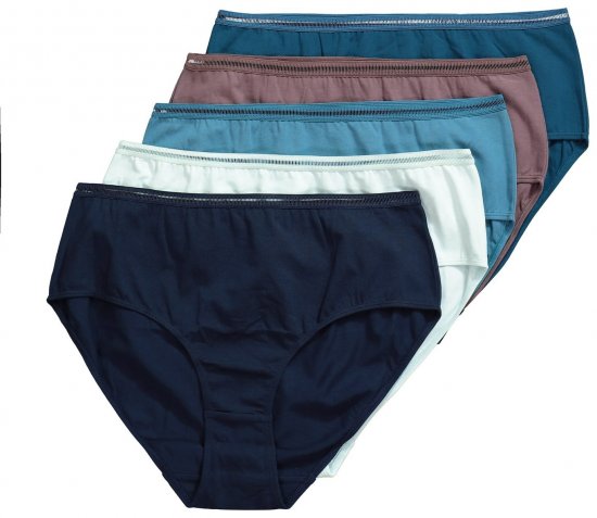 Ulla Popken 835618 Spodnjice 5 kosa Umazano bela - Spodnjice - 