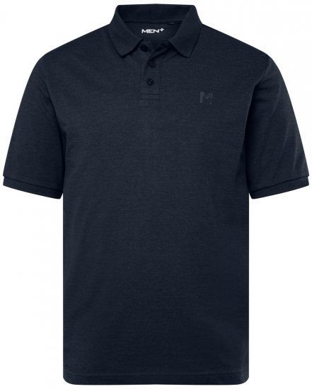 Men+ 256 Polo majica Temno modra - Polo majice - Moške Polo Majice za Močnejše Postave