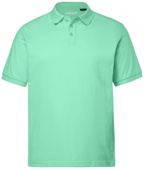 Men+ 256 Polo majica Modrozelena - Polo majice - Moške Polo Majice za Močnejše Postave