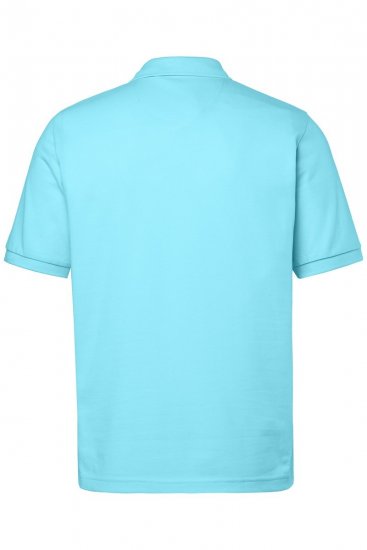 Men+ 256 Polo majica Svetlo turkizna - Polo majice - Moške Polo Majice za Močnejše Postave