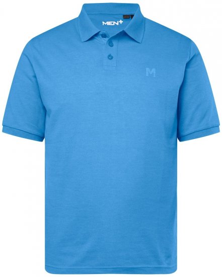 Men+ 256 Polo majica Nebesno modra - Polo majice - Moške Polo Majice za Močnejše Postave