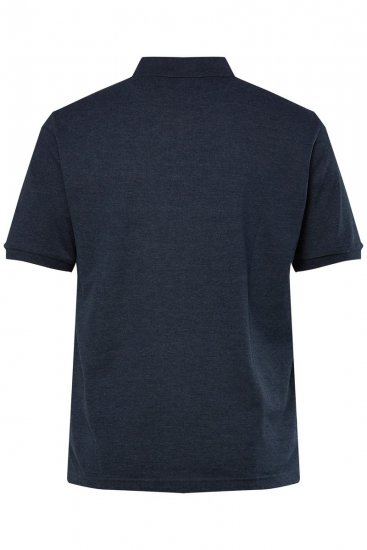 Men+ 258 Polo majica Temno modra 2 kosa - Polo majice - Moške Polo Majice za Močnejše Postave