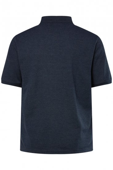 Men+ 258 Polo majica Temno modra 2 kosa - Polo majice - Moške Polo Majice za Močnejše Postave