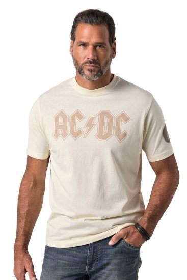 JP1880 836411 AC/DC Classic Logo Majica Peščeno siva - Majice z glasbenimi skupinami - Band majice z glasbenimi motivi