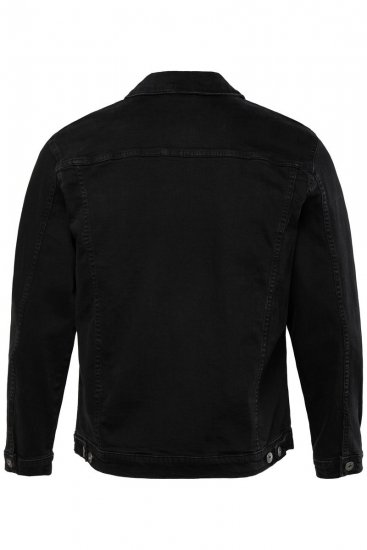 JP1880 836791 Jeans jakna s štirimi žepi Črna - Jakne - Moške bunde za Močnejše Postave