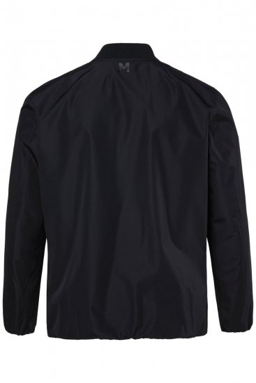 Men+ 823 Ultralahka bomber jakna bellyfit Črna - Jakne - Moške bunde za Močnejše Postave