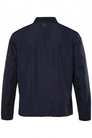 Men+ 823 Ultralahka bomber jakna bellyfit Temno modra - Jakne - Moške bunde za Močnejše Postave