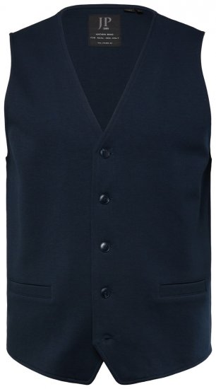 JP1880 New York Flexnamic Jersey telovnik Temno modra - Obleke - Velike številke oblek za moške