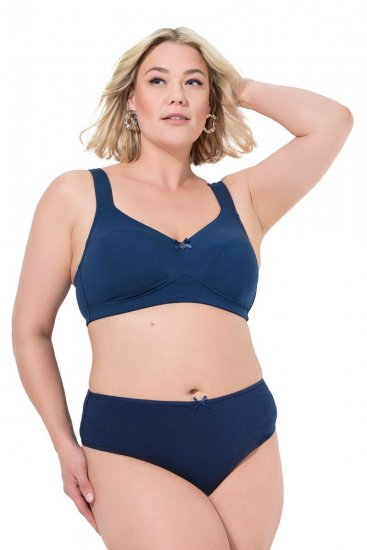 Ulla Popken 838637 Tangice 3 kosa Temno modra - Spodnjice - 