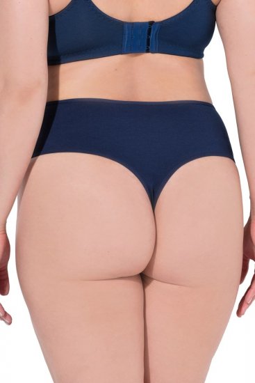 Ulla Popken 838637 Tangice 3 kosa Temno modra - Spodnjice - 