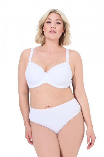 Ulla Popken 838637 Tangice 3 kosa Bela - Spodnjice - 