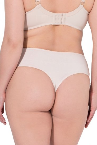 Ulla Popken 838637 Tangice 3 kosa Bež - Spodnjice - 