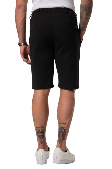 JP1880 Jersey Bermuda Chino Shorts Flexnamic Black - Kratke hlače - Moške Kratke Hlače za Močnejše Postave