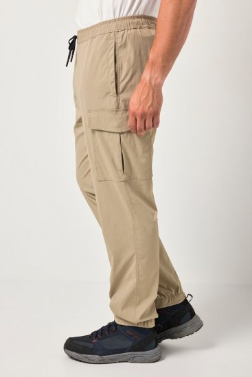 JAY-PI Cargo Pants Ribstop FLEXNAMIC® Beige - Kavbojke & hlače - Moške Kavbojke in Hlače za Močnejše Postave