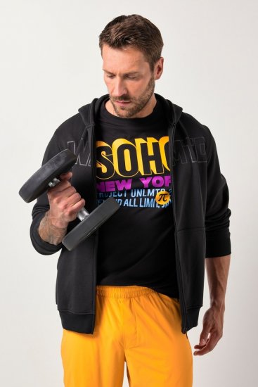 JAY-PI Tracksuit Hoodie Black - Športna & zunanja oblačila - Moška Športna Oblačila za Močnejše postave