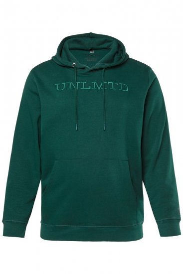 JAY-PI Hoodie UNLMTD Green - Puloverji & jopice - Moški Puloverji & Jopice za Močnejše Postave