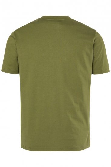 Men+ 682 Majica Val Khaki zelena - Kratke Majice - Moške kratke majice za močnejše postave