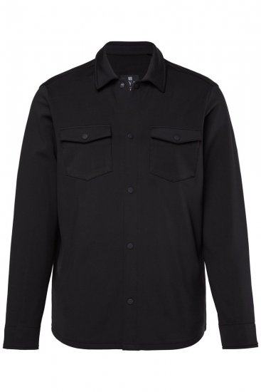 JAY-PI FLEXNAMIC® Sweat-Overshirt Black - Jakne - Moške bunde za Močnejše Postave