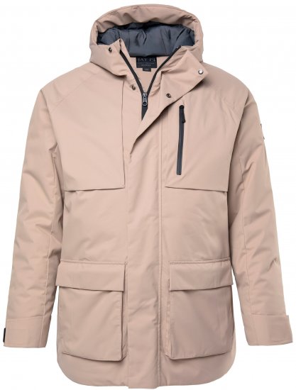 Jay-Pi Jacket Technical Waterproof Windproof Dusty Pink - Jakne - Moške bunde za Močnejše Postave