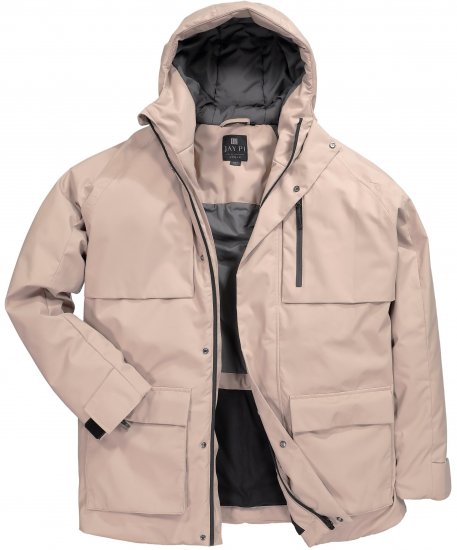 Jay-Pi Jacket Technical Waterproof Windproof Dusty Pink - Jakne - Moške bunde za Močnejše Postave
