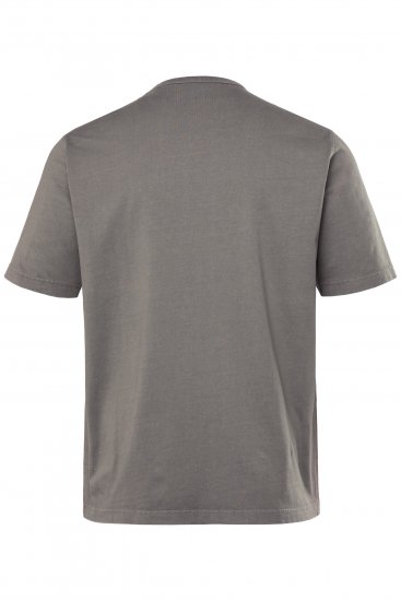 JP1880 Beer King Design Vintage Looking T-Shirt Gray - Kratke Majice - Moške kratke majice za močnejše postave