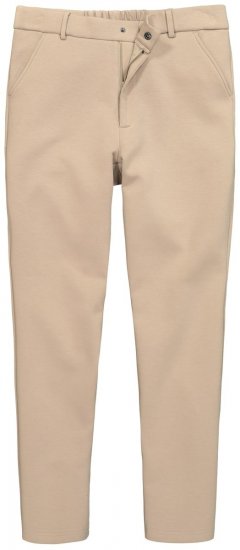 Men+ 207 Bilbao Flexlastic Jersey chino hlače Peščena - Obleke - Velike številke oblek za moške