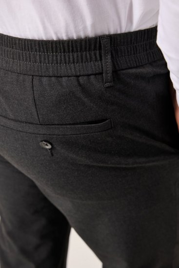 JP1880 Business Trousers Flexnamic Grey - Kavbojke & hlače - Moške Kavbojke in Hlače za Močnejše Postave