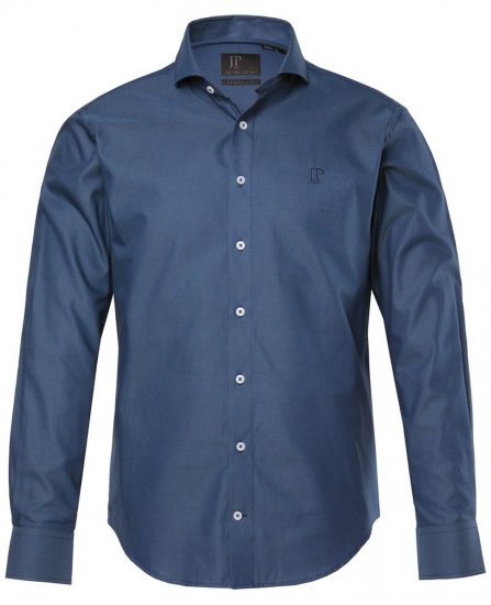 JP1880 Business Shirt Long Sleeve Blue - Srajce - Moške srajce za Močnejše Postave