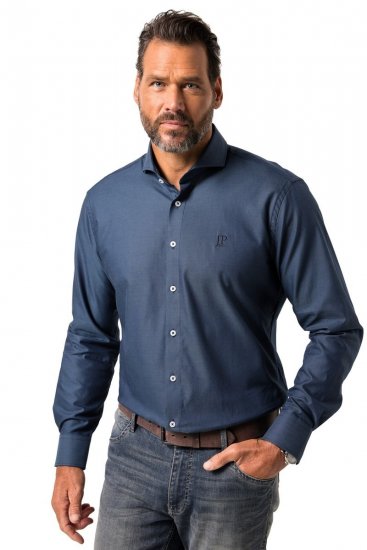 JP1880 Business Shirt Long Sleeve Blue - Srajce - Moške srajce za Močnejše Postave