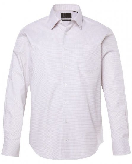 JP1880 Business Shirt Long Sleeve Pink - Srajce - Moške srajce za Močnejše Postave